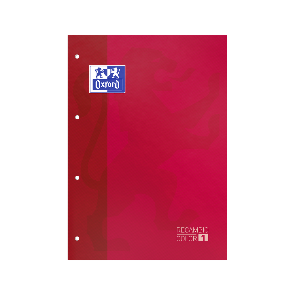[400123673] RECAMBIO OXFORD COLOR 1 ROJO CUADRO 5x5 MM.