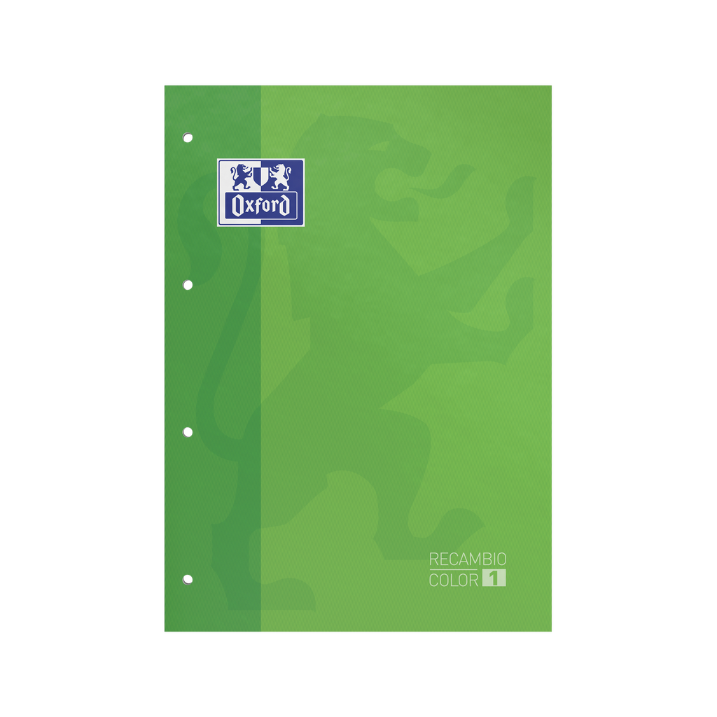 [400123674] RECAMBIO OXFORD COLOR 1 VERDE MANZANA CUADRO 5x5 MM.