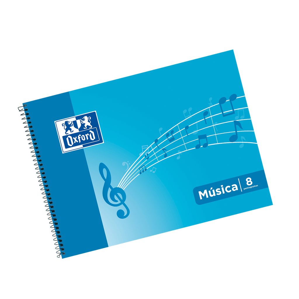 [100302790] CUADERNO OXFORD ESP CUARTO APAISADO 20 HOJAS 90 GRS PENTAGRAMA