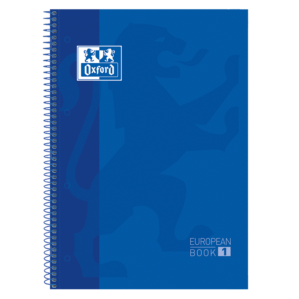 [100430197] CUADERNO OXFORD EUROPEAN BOOK 1 TAPA EXTRADURA AZUL MARINO CUADRO 5x5 MM.