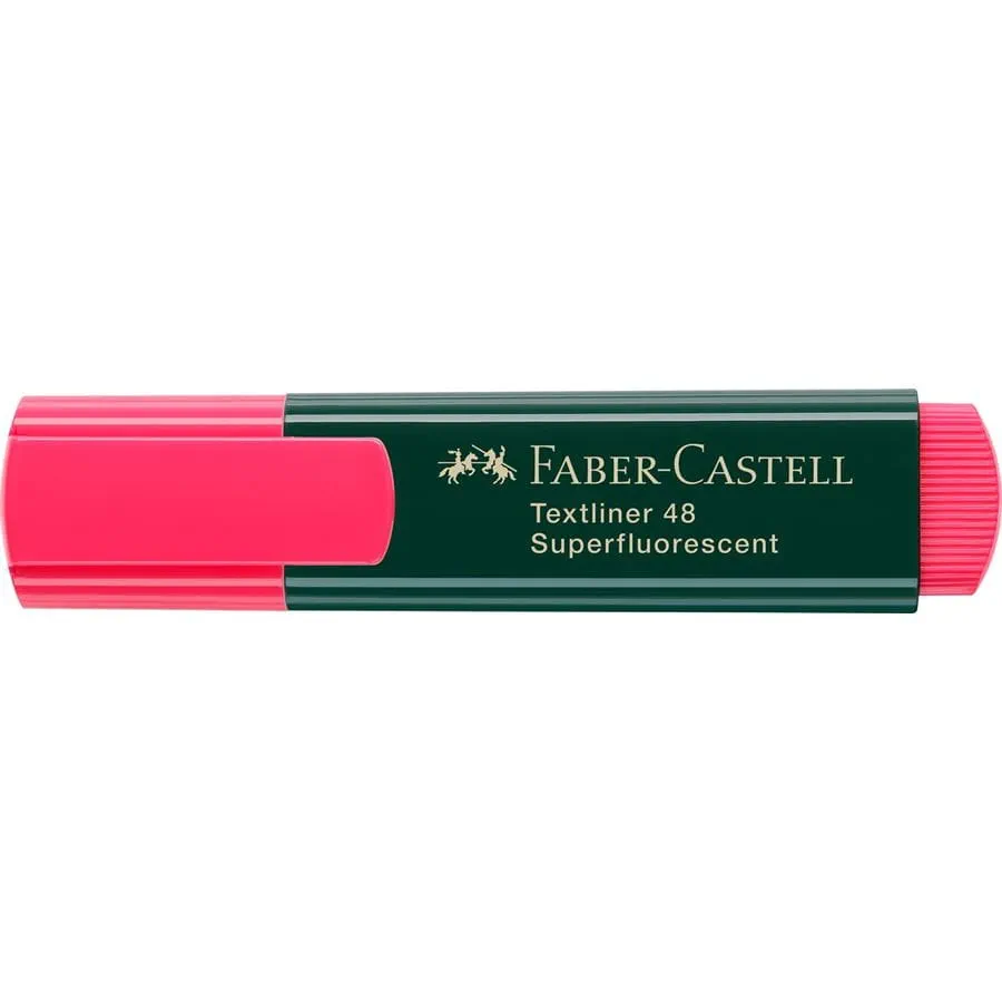 [001674] MARCADOR FLUORESCENTES ROJO FABER-CASTELL