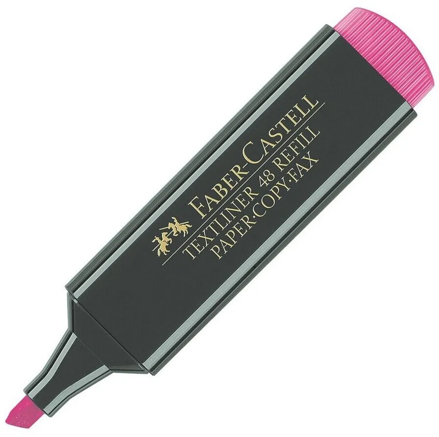 [001675] MARCADOR FLUORESCENTES ROSA FABER-CASTELL