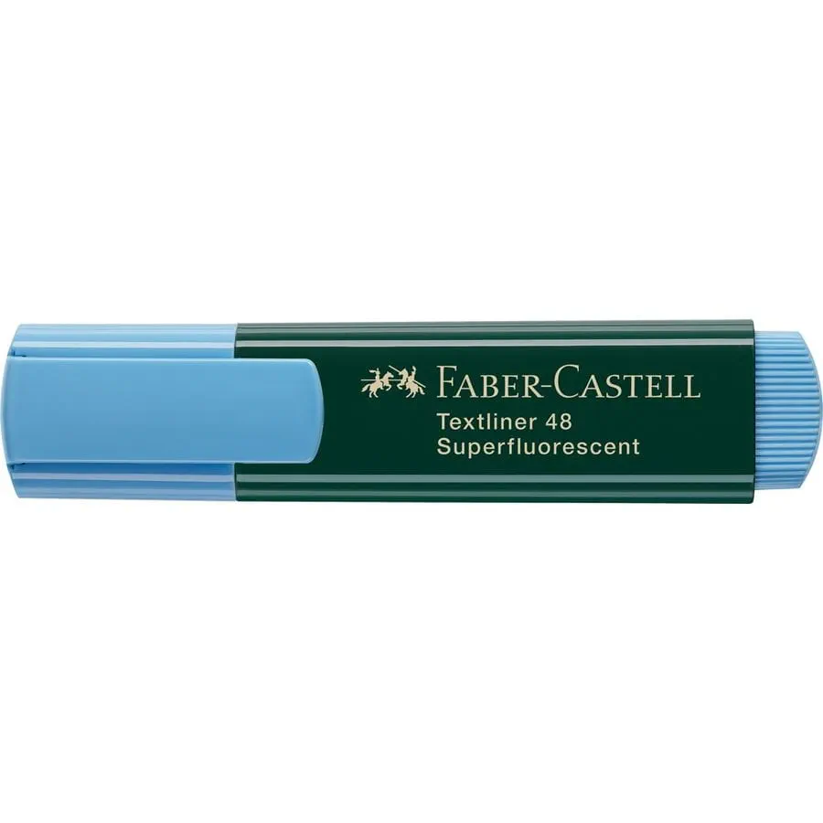 [001676] MARCADOR FLUORESCENTES AZUL FABER-CASTELL