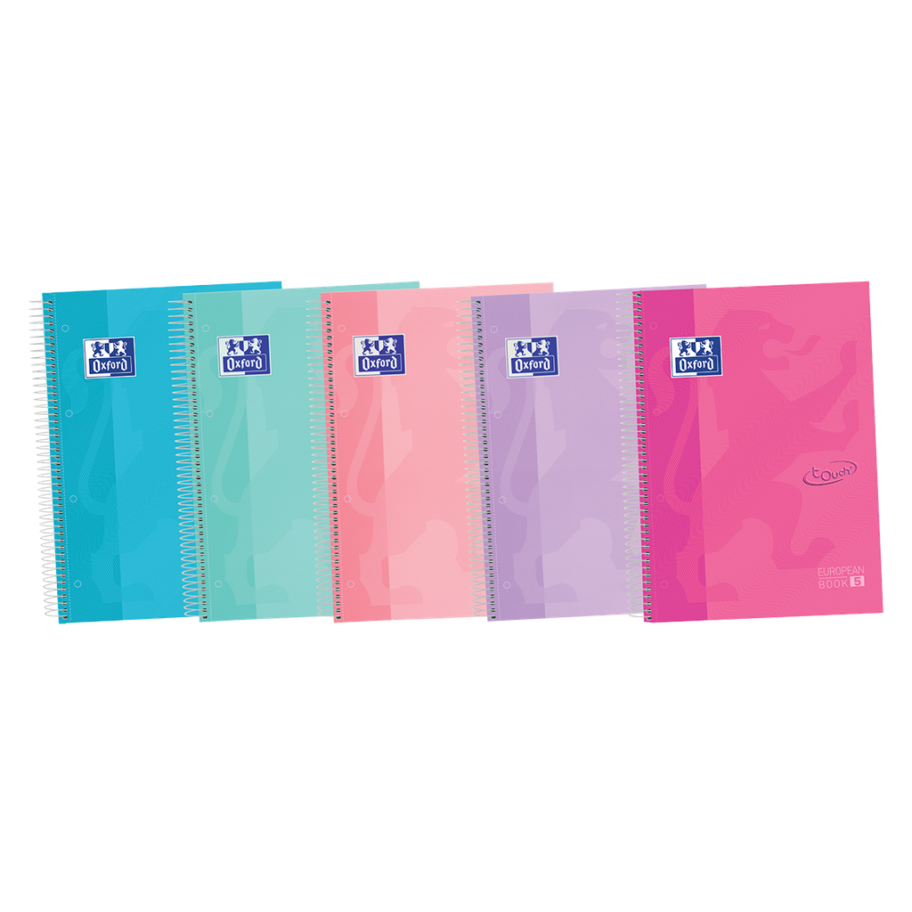 [400075564] CUADERNO OXFORD SOFT TOUCH A4+ EUROPEAN BOOK 5 120 H. 1 LINEA HZTL.