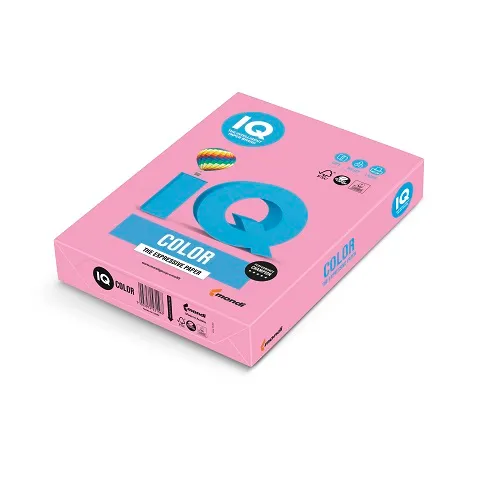[A380PI] PAQUETE 500 HOJAS IQ COLOR ROSA PI25 A3 80G