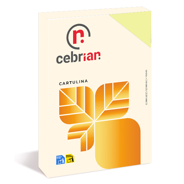 [901090] PAQUETE 125 CARTULINAS 240g 50X65 AMARILLO