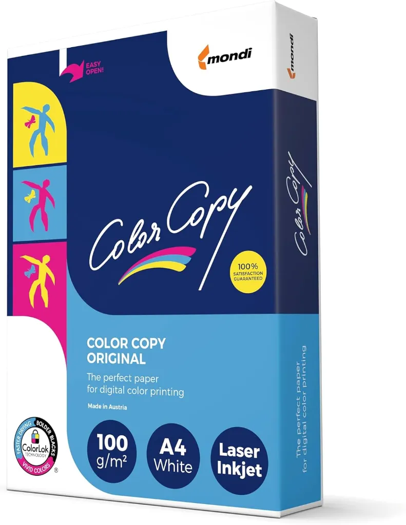 [002508] PAQUETE 500 HOJAS COLOR COPY A4 100G