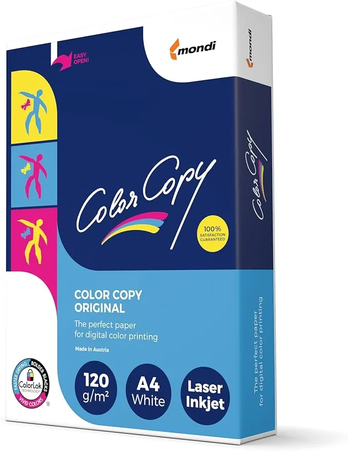 [002509] PAQUETE 250 HOJAS COLOR COPY A4 120G