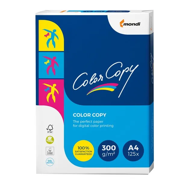 [056160] PAQUETE 125 HOJAS COLOR COPY A4 300G