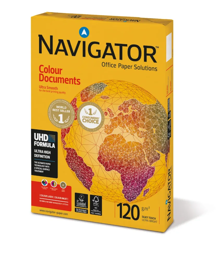 [NAVIGA120A4] [005347] PAQUETE 250 HOJAS DIN-A4 120G NAVIGATOR COLOUR DOCUMENTS