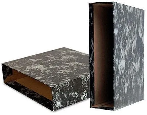[013092] CAJA  ARCHIVADOR FOLIO A-Z JASPEADO