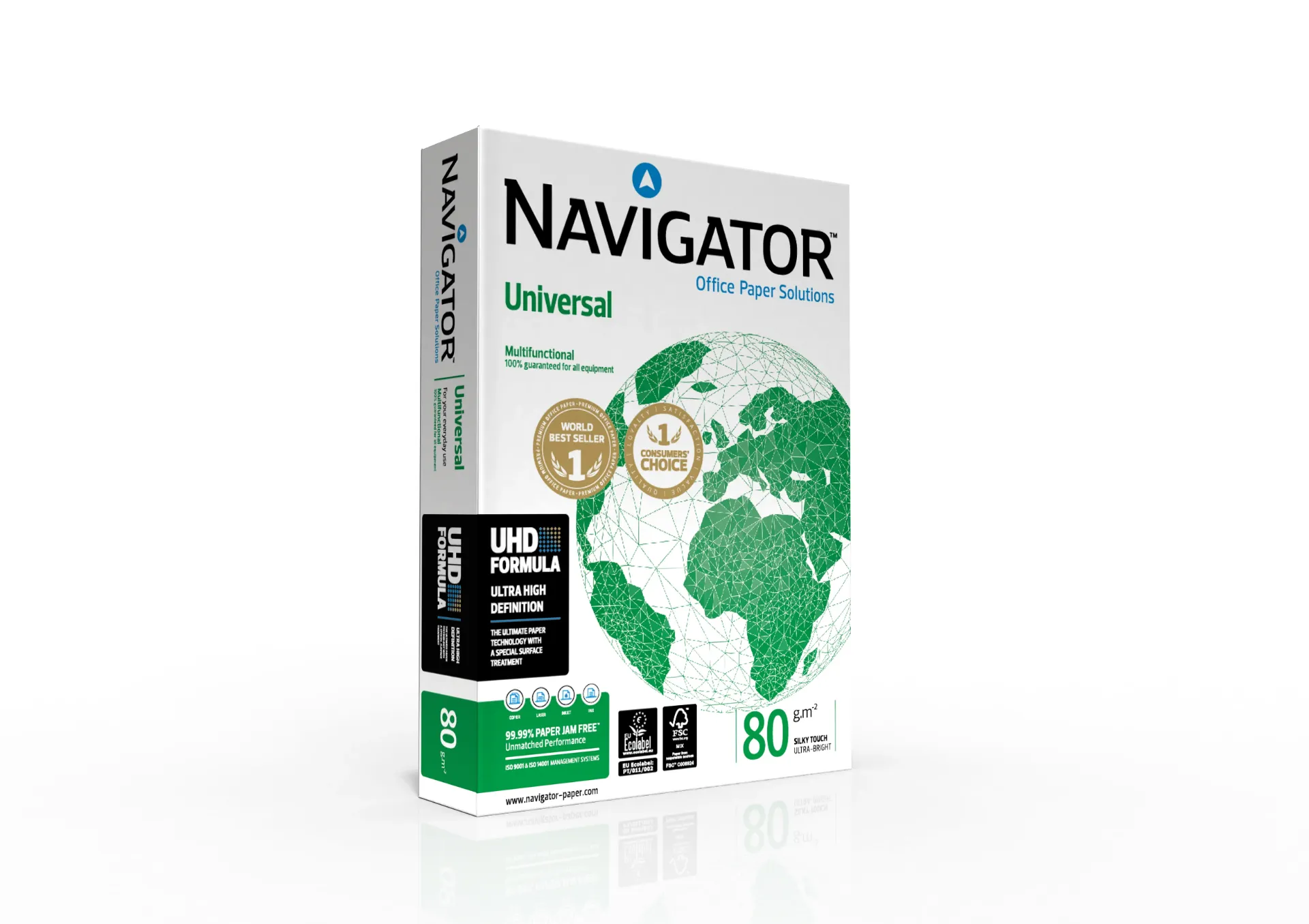 [a580] [901387] PAQUETE 500 HOJAS A5 80G NAVIGATOR UNIVERSAL