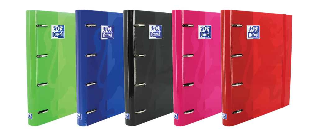 [400106676] CARPETA OXFORD 4 D 35MM. CON RECAMBIO 5x5 COLORES VIVOS SOS NOTES