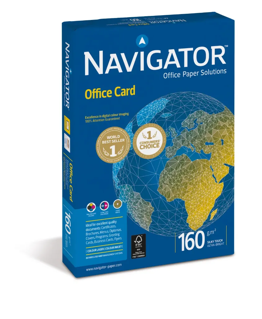 [NAVIGA160A3] PAQUETE 250 HOJAS DIN-A3 160G NAVIGATOR OFFICE CARD