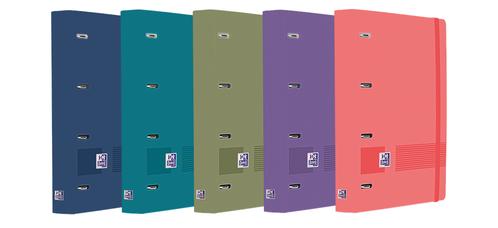 [400146174] CARPETA OXFORD 4 D 35MM. CON RECAMBIO 5x5 COLORES VIVOS POLYFOAM APERTURA 360 LIVE&GO