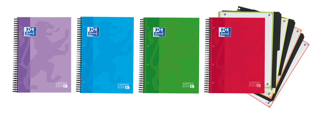 [400027275] CUADERNO EBOOK4 A4+ 120 HOJAS 3 SEPARADORES 5X5 OXFORD