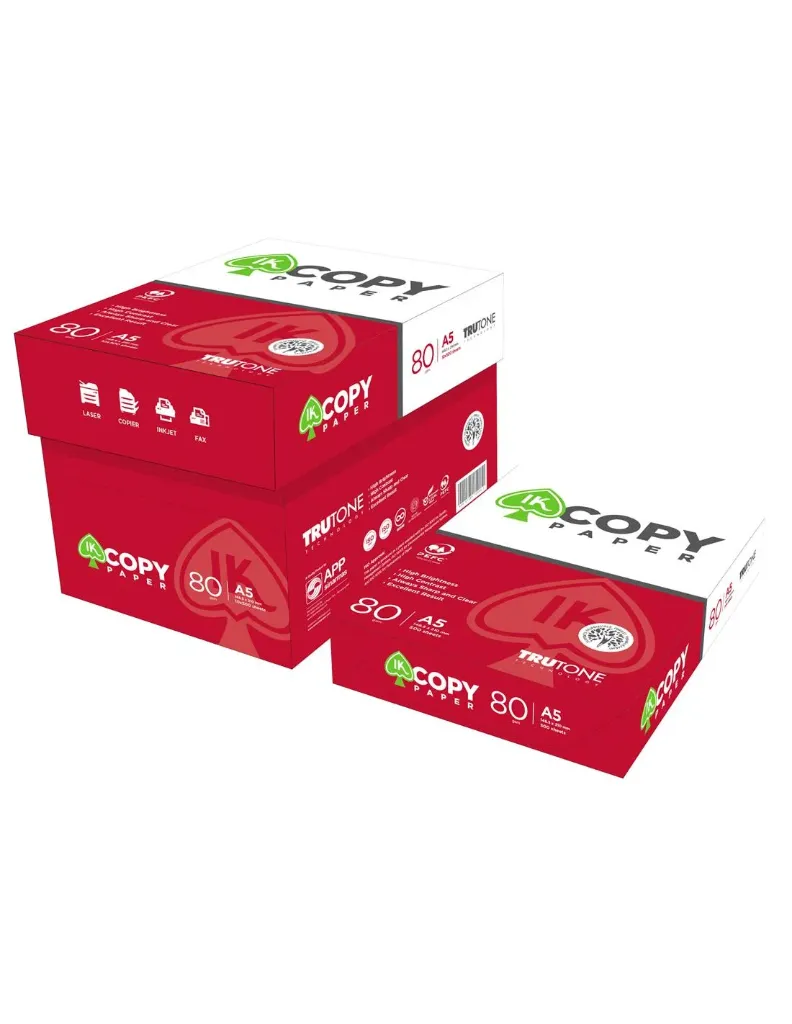 [IKA5] PAQUETE 500 HOJAS PAPEL A5 80g IK COPY
