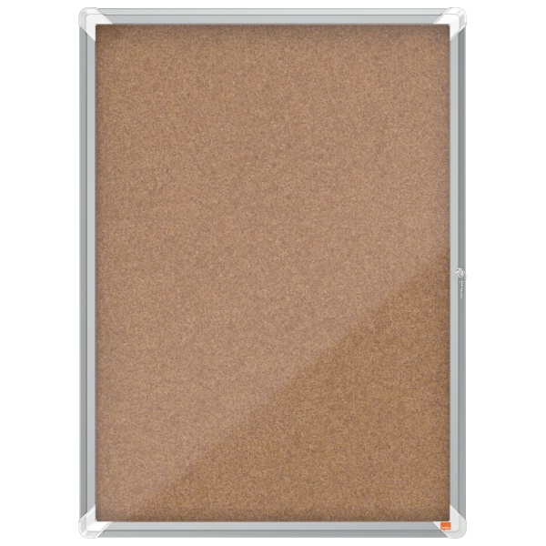 [1902564] [1902564] Vitrina de interior Nobo para 9 hojas A4 con superficie de corcho