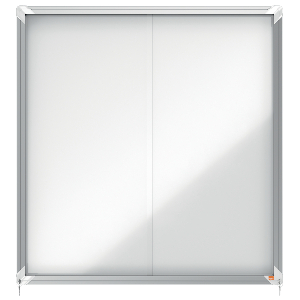 [1902570] [1902570] Vitrina de interior Nobo para 12 hojas A4 con superficie magnética y puerta deslizante