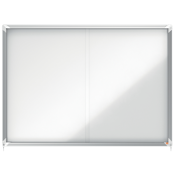 [1902571] [1902571] Vitrina de interior Nobo para 18 hojas A4 con superficie magnética y puerta deslizante
