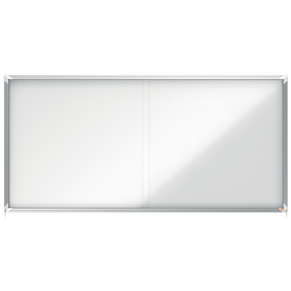 [1902572] [1902572] Vitrina de interior Nobo para 27 hojas A4 con superficie magnética y puerta deslizante