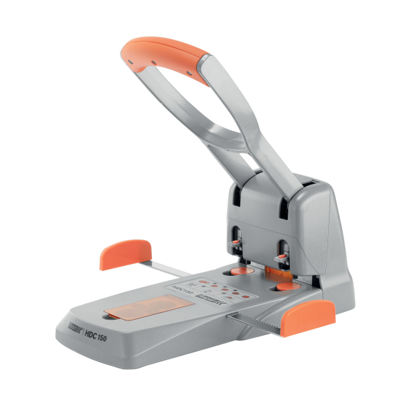 [23000600] [23000600] Taladro para gruesos Supreme de Rapid HDC150/2 orificios, plata/naranja