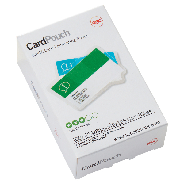 [3740300] [3740300] Carteras plastificación GBC tarjeta