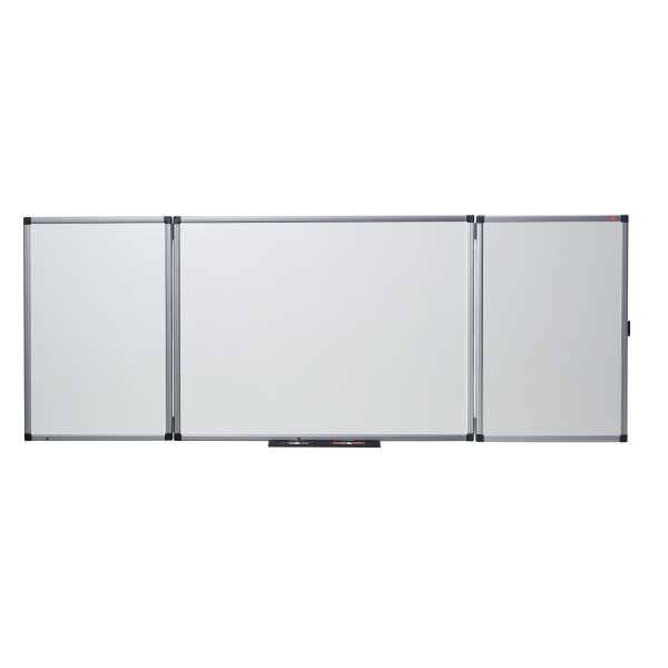 [41138303] [41138303] Pizarra blanca de esmalte plegable Classic de Nobo, 1500 × 1200 mm, blanco