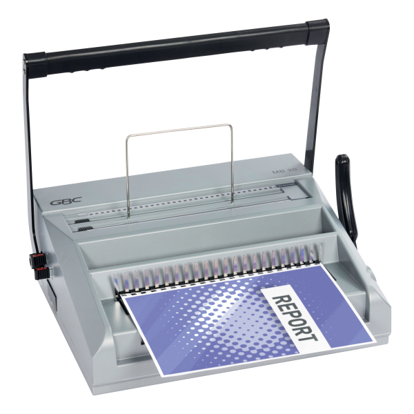[4410039] [4410039] Encuadernadora de canutillo y wiro GBC MB20 MultiBind Capacidad 270 hojas A4