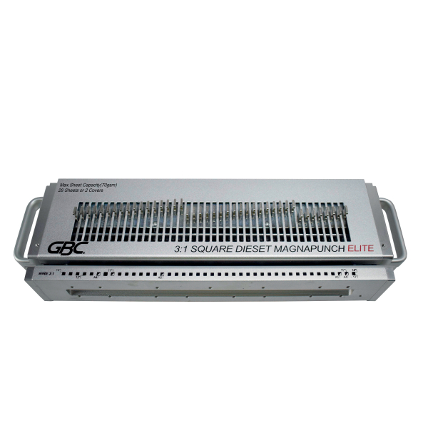 [4410048] [4410048] Set de troqueles de alambre cuadrado GBC Magnapunch Elite 3:1