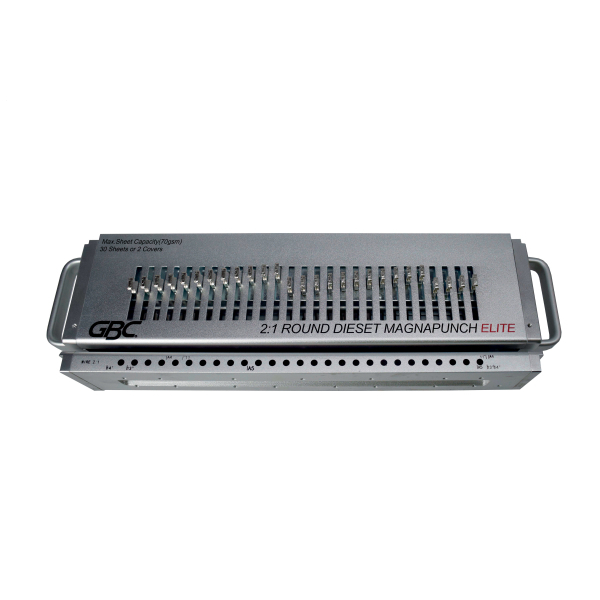 [4410049] [4410049] Set de troqueles de alambre redondo GBC Magnapunch Elite 2:1