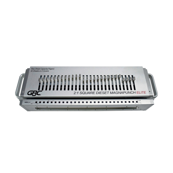 [4410050] [4410050] Set de troqueles de alambre cuadrado GBC Magnapunch Elite 2:1