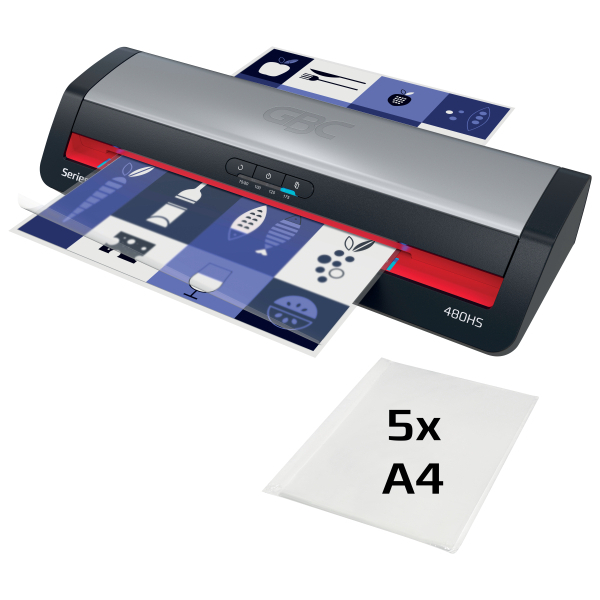 [4410072EU] [4410072EU] Plastificadora GBC 480HS Office A3, plata