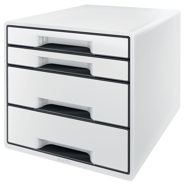 [52521001] [52521001] Buc de cajones WOW CUBE de Leitz, negro/blanco