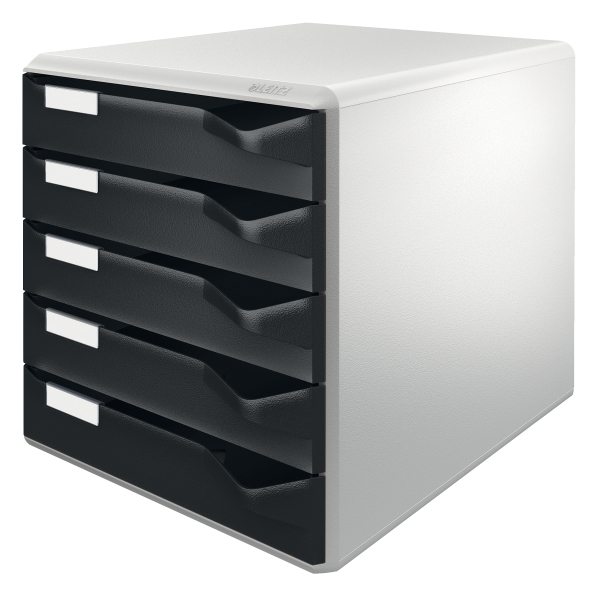 [52800095] [52800095] Leitz Post Set, negro/gris