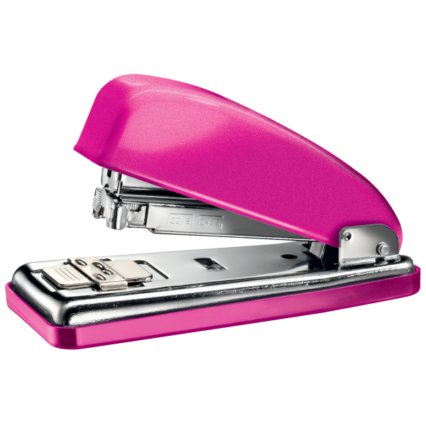 [626510] [626510] Clásica grapadora metálica de oficina mod. 226 WOW de Petrus, fucsia