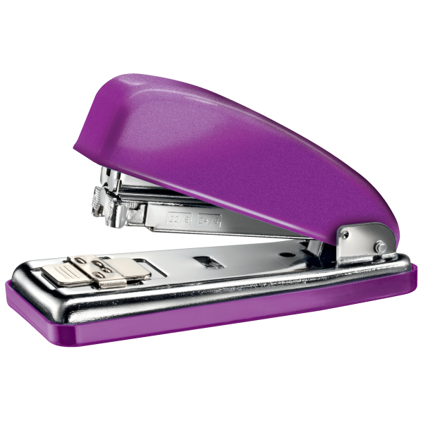 [626515] [626515] Clásica grapadora metálica de oficina mod. 226 WOW de Petrus, violeta