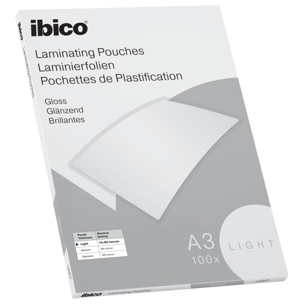 [627311] [627311] Carteras de plastificar Ibico Basics A3 Light