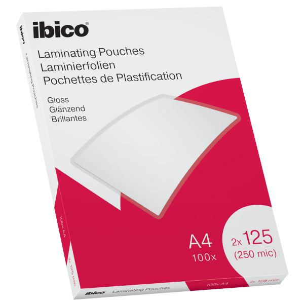 [627318] [627318] Carteras de plastificar Ibico Gloss A4 250 micras