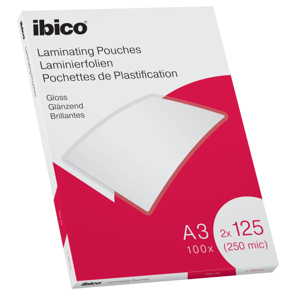 [627321] [627321] Carteras de plastificar Ibico Gloss A3 250 micras