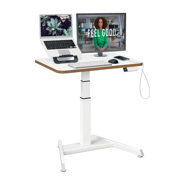 [65340001] [65340001] Escritorio Compacto Leitz Ergo eléctrico con recordatorio, blanca