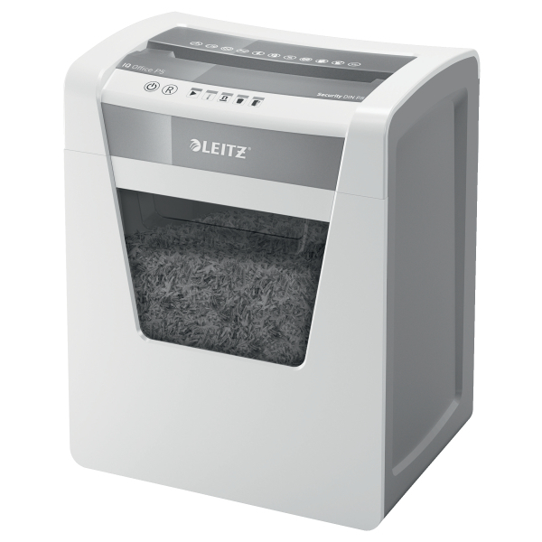 [80020000] [80020000] Destructora de papel Office P5 Leitz IQ, blanco/plata