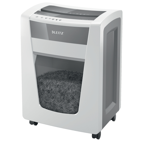 [80040000] [80040000] Destructora de papel Office Pro P5+ Leitz IQ, blanco/plata