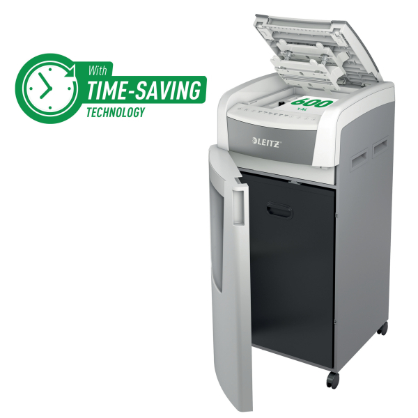 [80180000] [80180000] Destructora automática para oficina Leitz IQ 600 Pro Autofeed P5, blanca