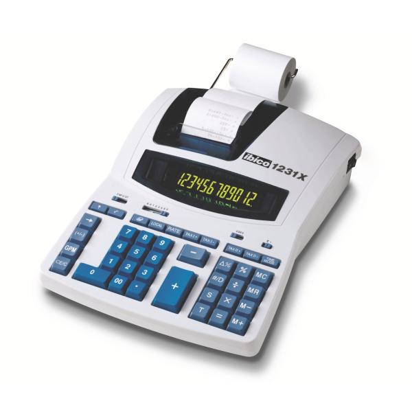 [IB404009] [IB404009] Calculadora Ibico Profesional 1231X, blanco/azul