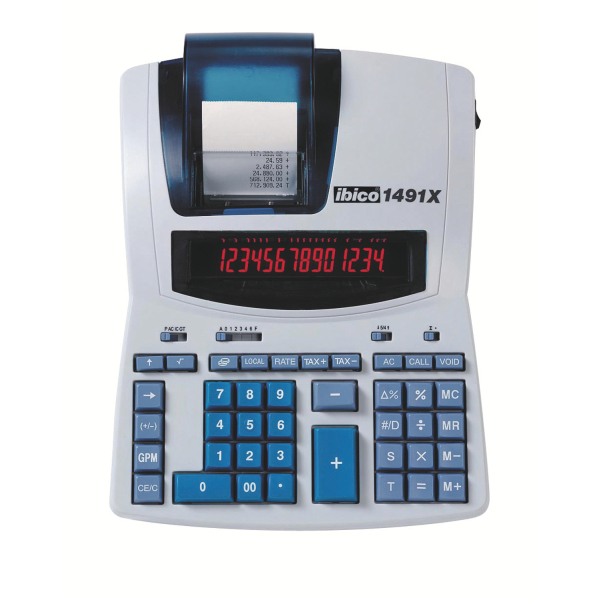 [IB404207] [IB404207] Calculadora Ibico Profesional 1491X, blanco/azul