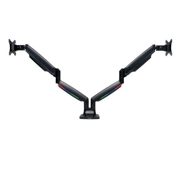 [K59601WW] [K59601WW] Brazo SmartFit™ de altura ajustable con un toque para dos monitores, negro